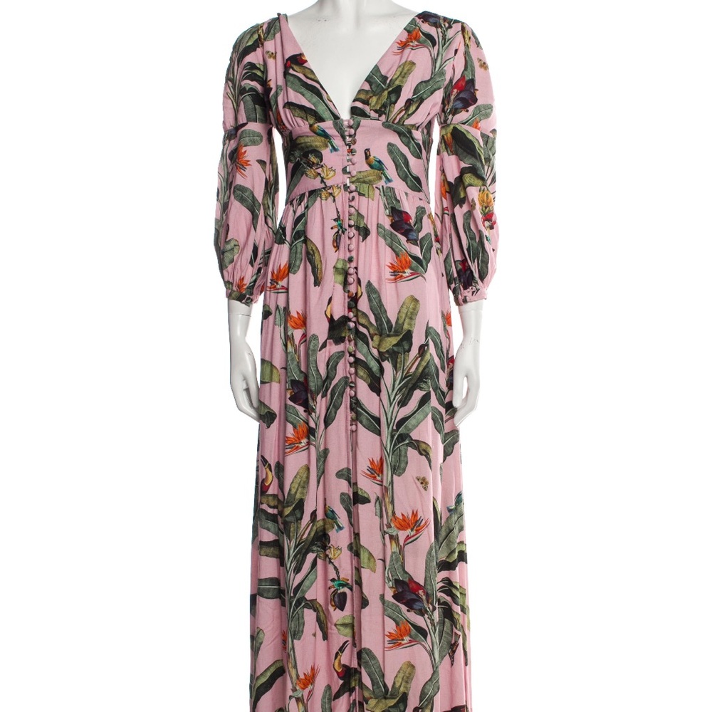 PatBO Floral Pink Maxi Dress - NWT